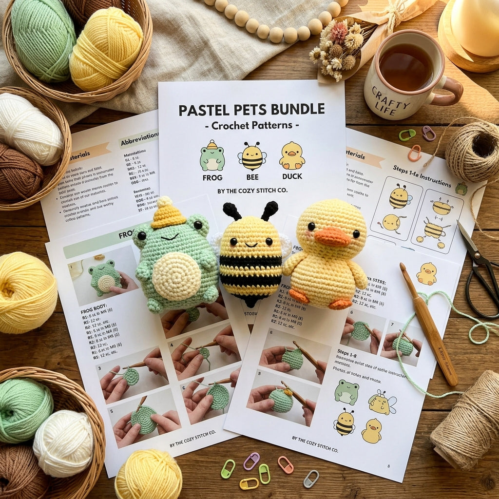 Ultimate 25-in-1 Amigurumi Crochet Pattern PDF Bundle